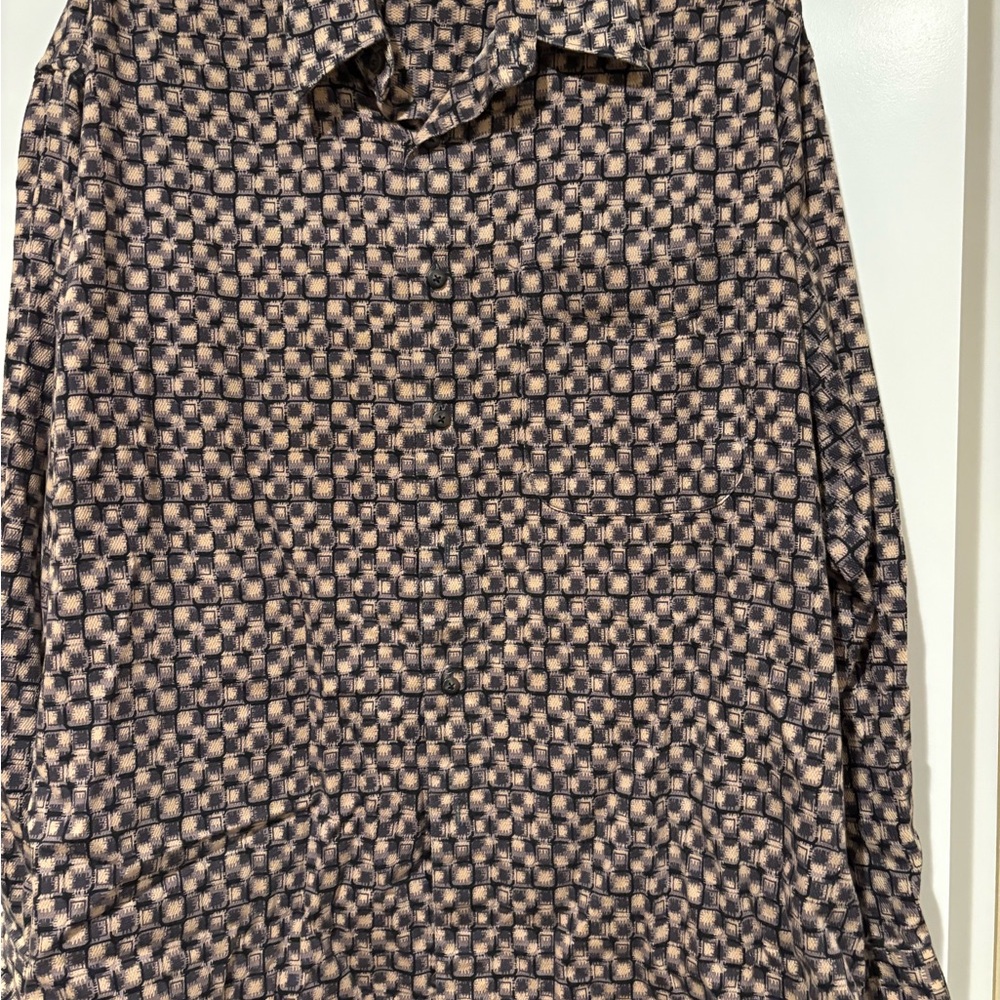 John Henry Men’s Button-Down Shirt – Size Large